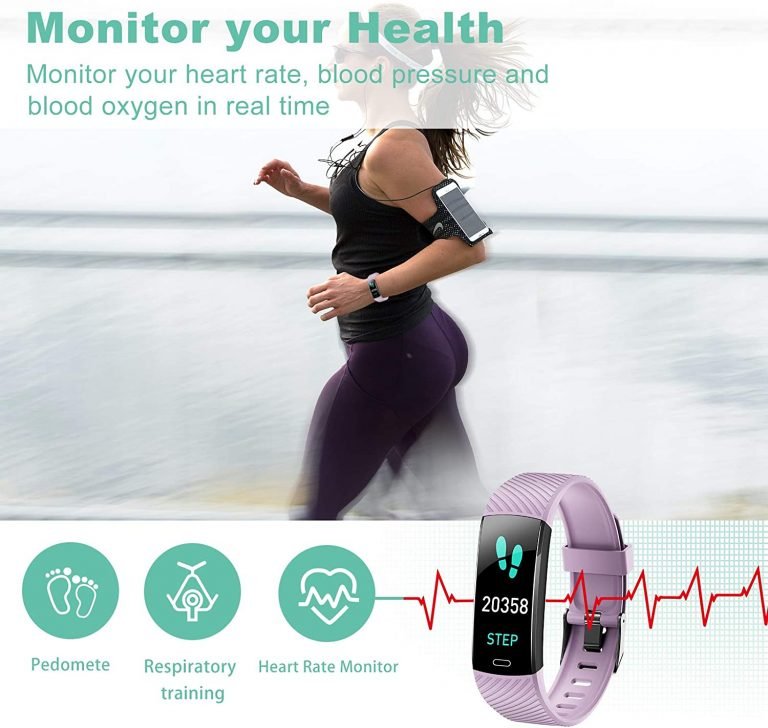 ASWEE Fitness Trackers Activity Tracker Watch with Heart Rate Blood